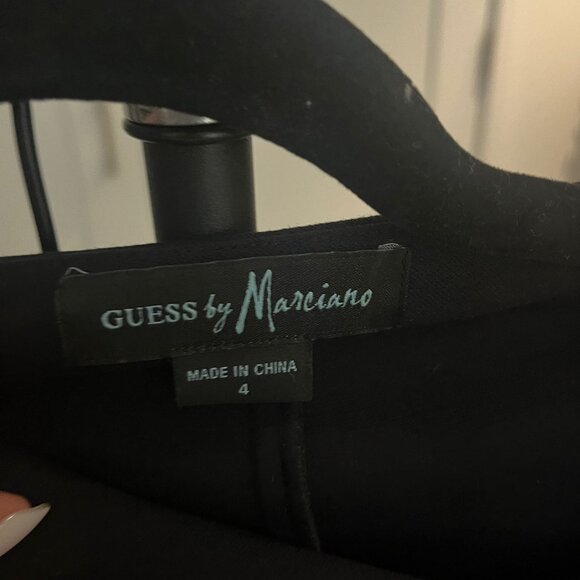 Guess by Marciano Size 4 Black Long-Sleeve Dress - Picture 3 of 6